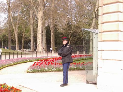 Guard at the Luxembourg Gardens