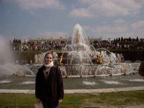 Sara at Versailles